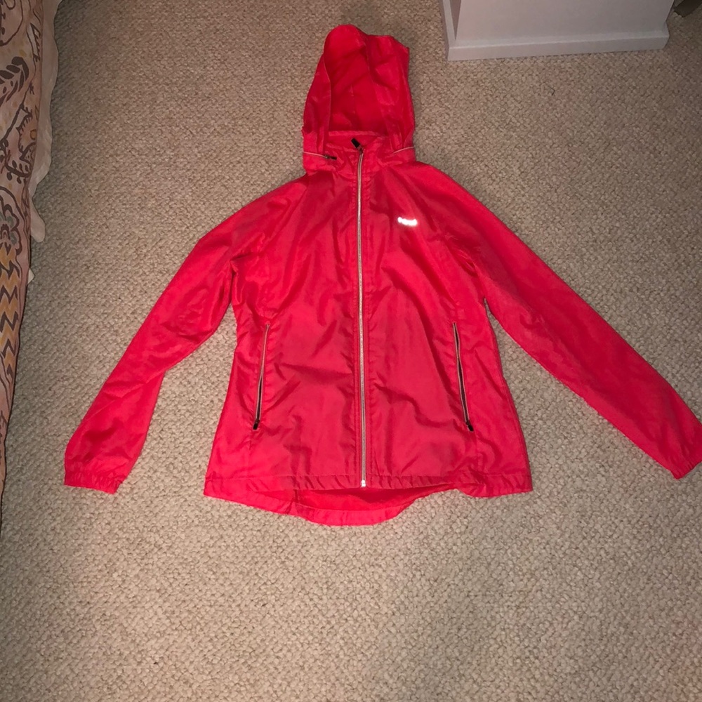 pink running jacket by hinc